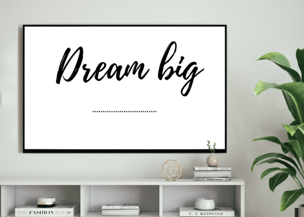 Inspirational Wall Art | 8x10 Digital Print | Motivational Quote PNG"