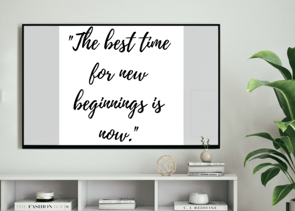 Inspirational Wall Art | 8x10 Digital Print | Motivational Quote PNG"