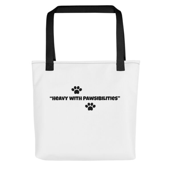Heavy paws Tote bag