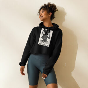 Her Strength Crop Hoodie