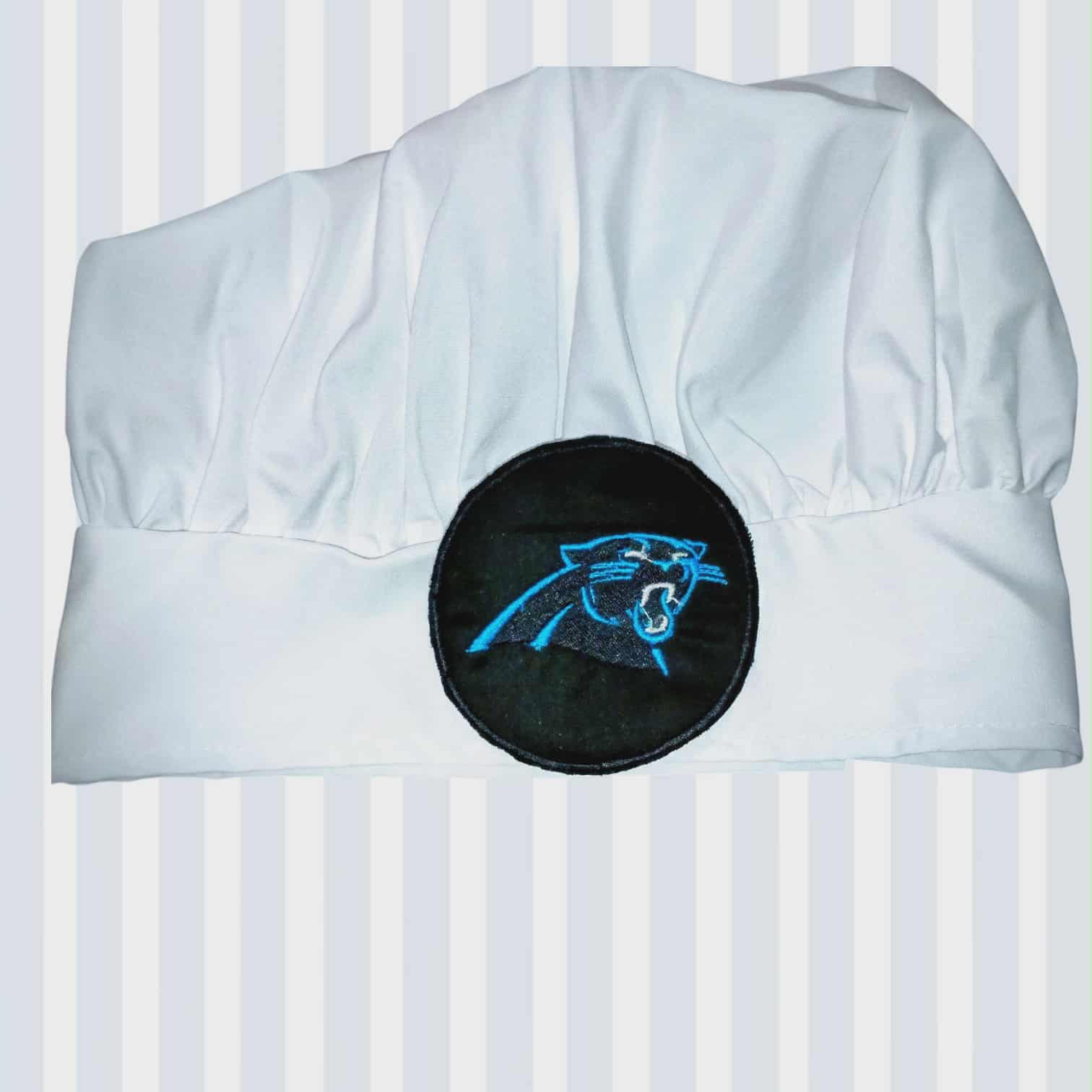 Black & Teal Chef Hat- Game-Day Chef Hat | Adjustable | Free U.S. Shipping - Image 2