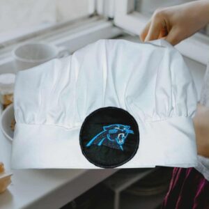 Black & Teal Chef Hat- Game-Day Chef Hat | Adjustable | Free U.S. Shipping