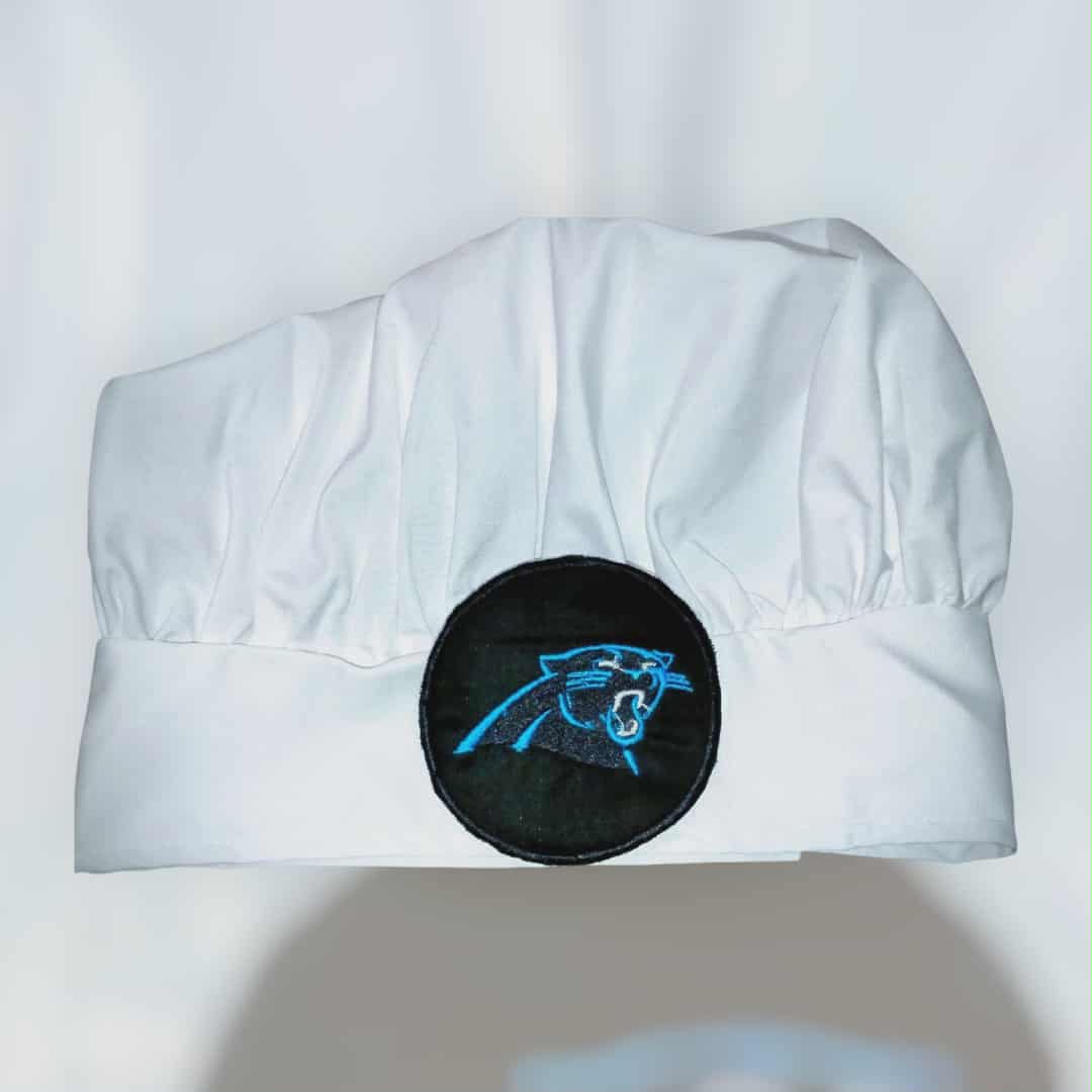 Black & Teal Chef Hat- Game-Day Chef Hat | Adjustable | Free U.S. Shipping - Image 3